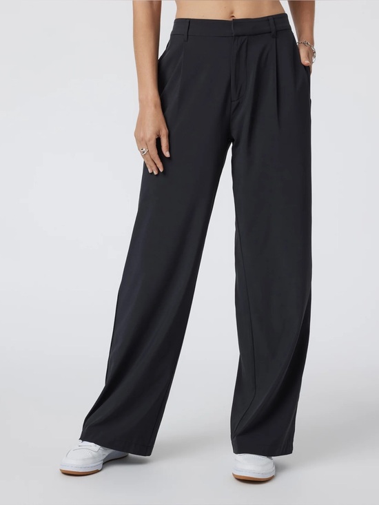 Vuori Pants - Vuori Black Gray Villa Trouser High Rise Pants First Release